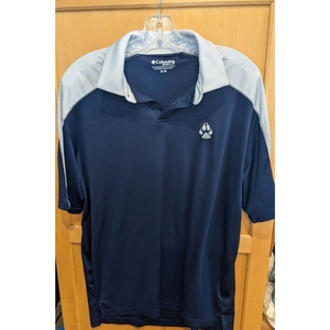 Columbia Polo‎ Shirt Adult Extra Large blue gray Golfer Golf Mens wildcats